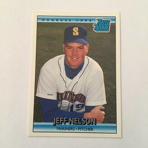1992 Donruss Jeff Nelson Rookie Card RC #408